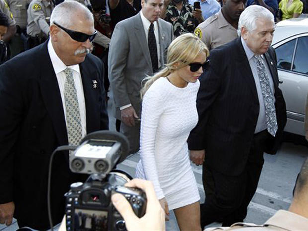 Lindsay Lohan goes to court 