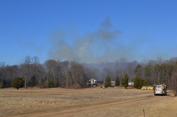 Brush Fires In Md. 