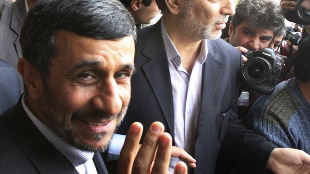 Iranian President Mahmoud Ahmadinejad 