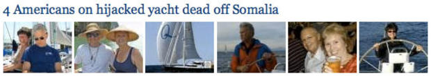4 Americans on hijacked yacht dead off Somalia 