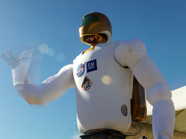 Humanoid robot headed to space