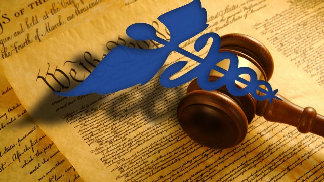 Caduseus over United States Constitution 