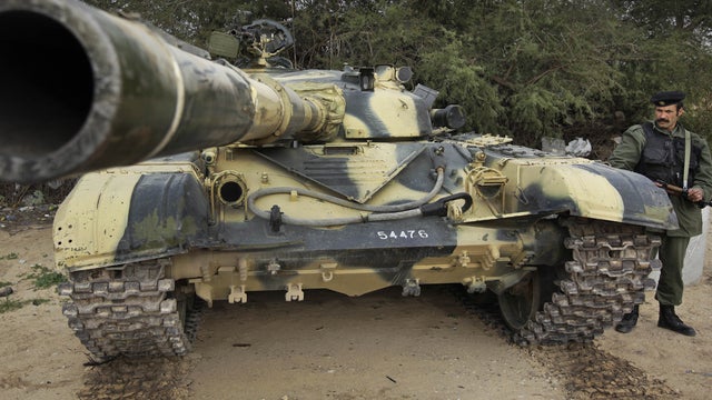 Pro-Qaddafi Libyan troops  