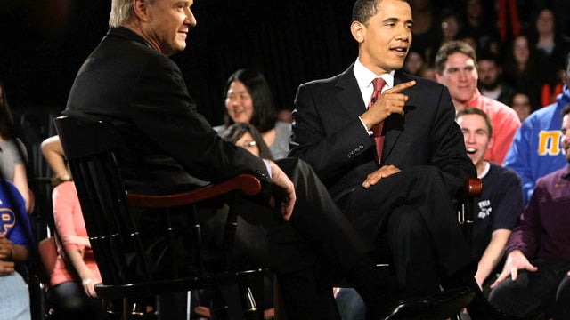 Chris Matthews and Barack Obama 