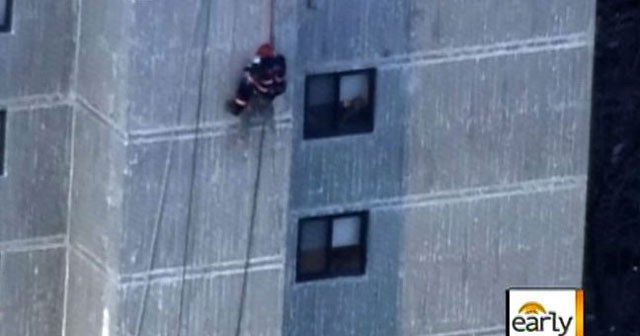 Daring rescues from dangling scaffolds' ropes - CBS News