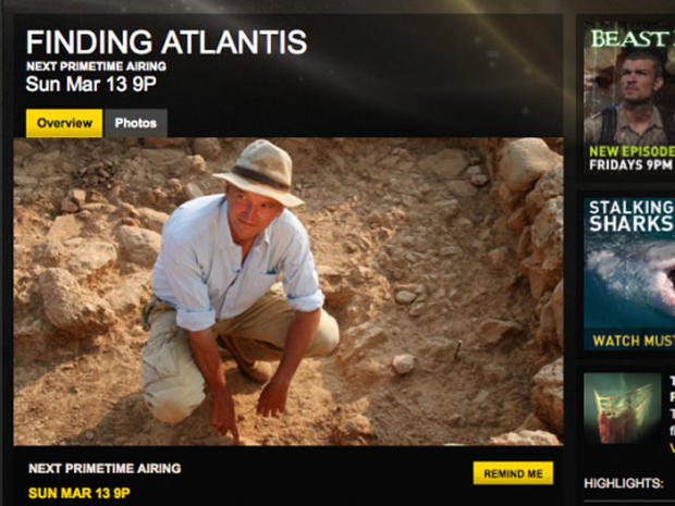 Richard Freund and his team will unveil their discoveries on "Finding Atlantis" on NatGeo channel 