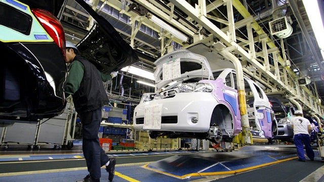 Toyota factory in Japan 