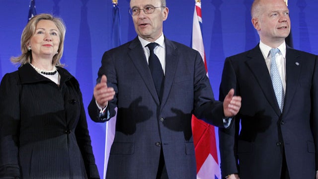 Sec. Hillary Clinton in Paris 