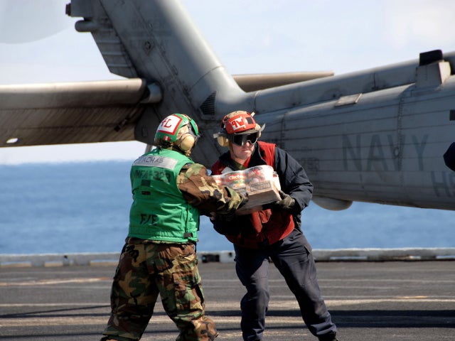 U.S. relief crews in Japan