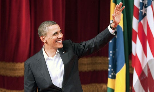 Obamas in South America