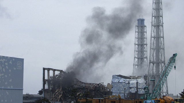 3 of the tsunami-stricken Fukushima Dai-ichi nuclear power plant in Okumamachi, Fukushima Prefecture, Japan, March 21, 2011.  