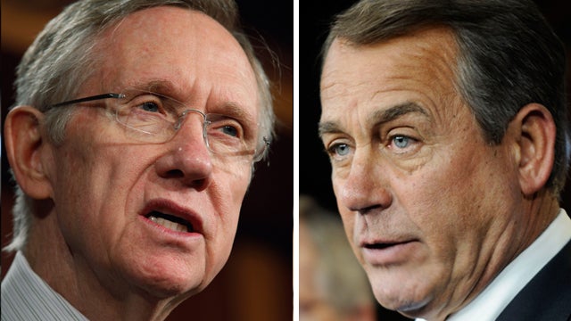 Harry Reid and John Boehner 