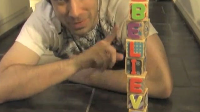 Magician Danny Cole with Magic ABC Blocks 