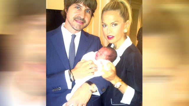 Rachel Zoe and Rodger Berman with their son Skyler Berman, March 30, 2011 