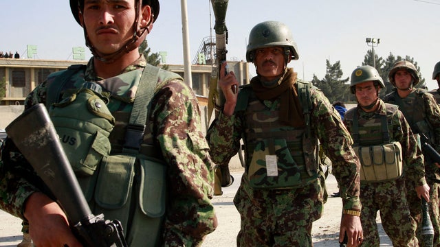 Afghan soldiers 