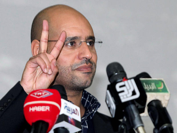 Seif al-Islam el-Qaddafi addresses youth in Tripoli 