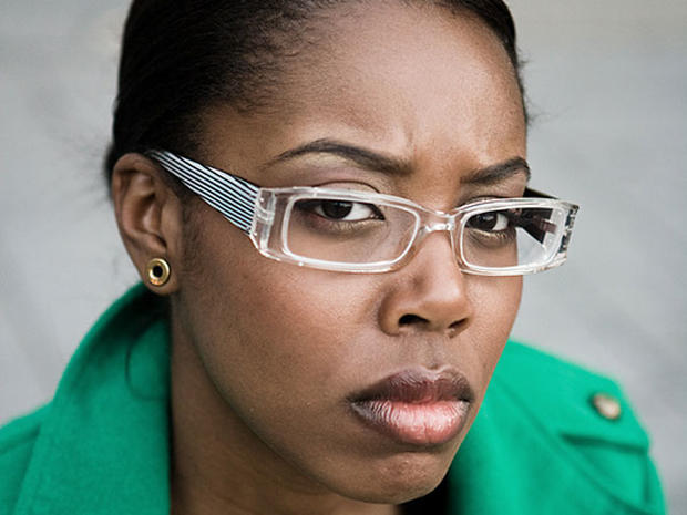 Woman Wearing Glasses 