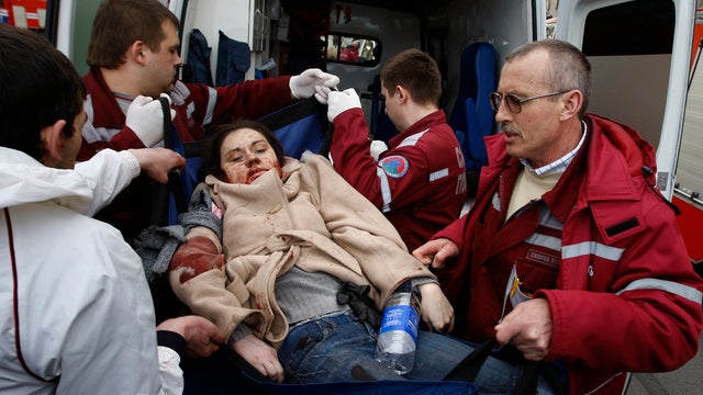 Explosion at Minsk subway 