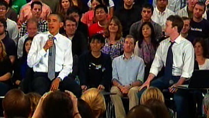 Obama townhall meeting 