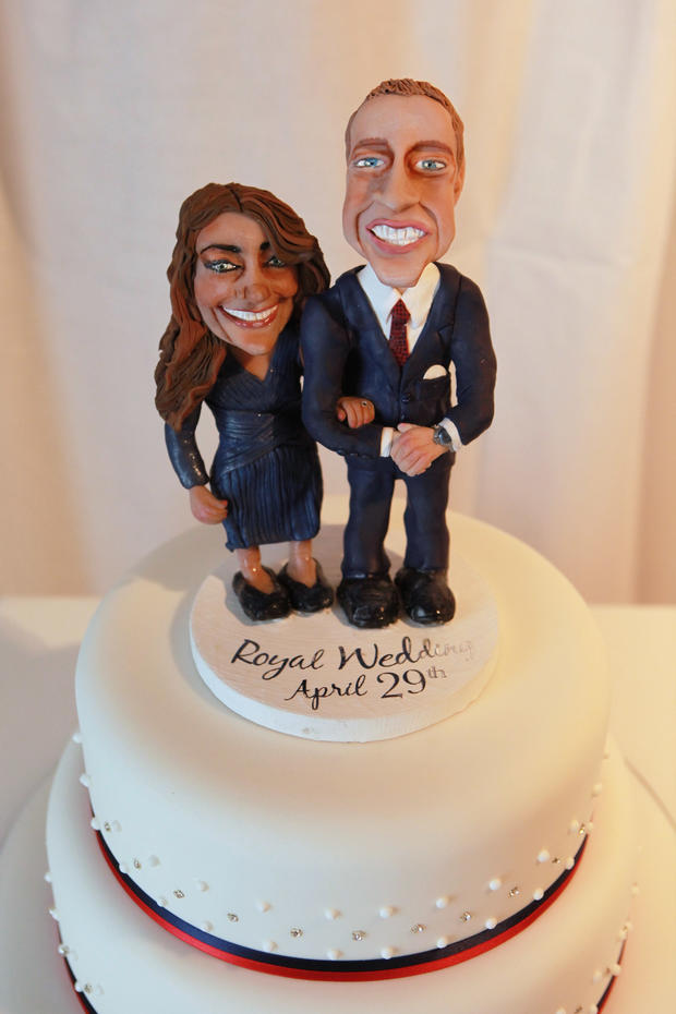 Edible Exhibition Of Cakes From Previous Royal Weddings 