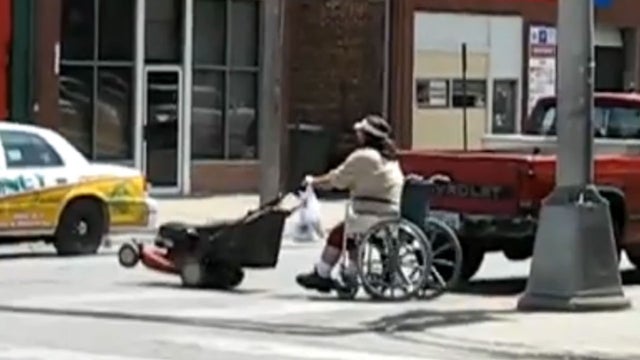 lawnmower wheelchair 