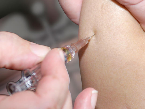 Patient receives measles vaccine 