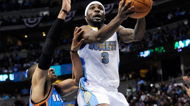 Ty Lawson goes up for a shot 