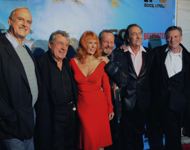 Cast members of the Monty Python troupe 
