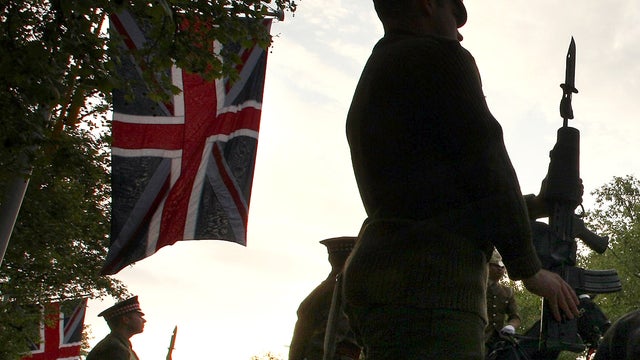 Household Cavalry members during royal wedding dress rehearsal 