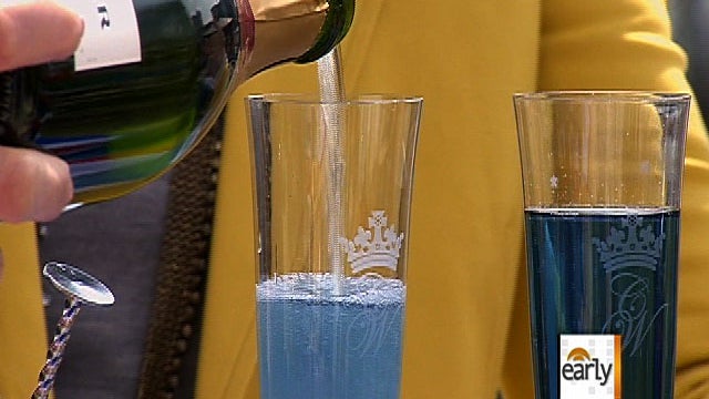Award-winning mixologist Charlotte Voisy's "Blue Dimaond" cocktail for royal wedding viewing parties 