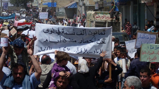 Syria protests 