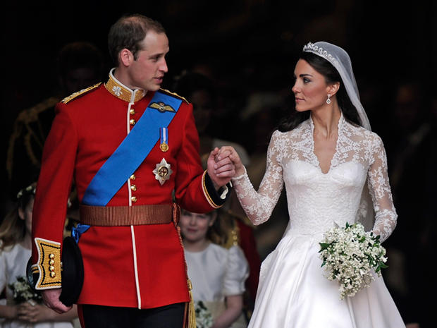 Britain's Prince William and his wife Kate, Duchess of Cambridge 
