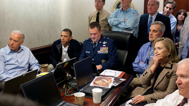 President Obama in the Situation Room 