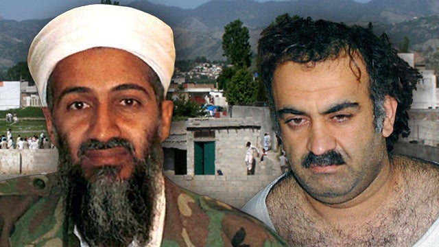 Osama Bin Laden and Sheikh Khalid Mohammed 