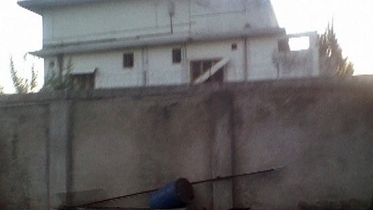  photo acquired by Reuters, of Osama bin Laden's compound taken hours after the U.S.  assault in Abbottabad, Pakistan. 