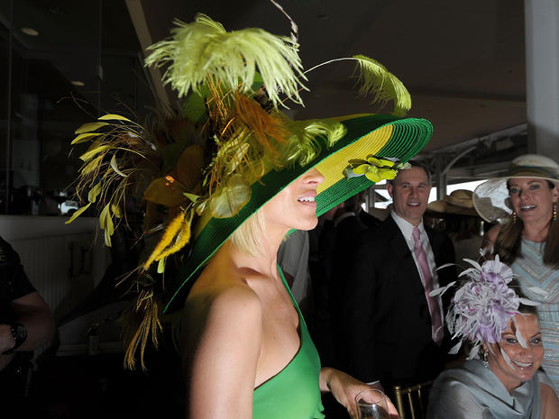 Guests attend the 137th Kentucky Derby at Churchill Downs on May 7, 2011, in Louisville, Ky.   
