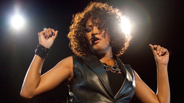 Whitney Houston performs during a concert on May 12, 2010, in Berlin. 