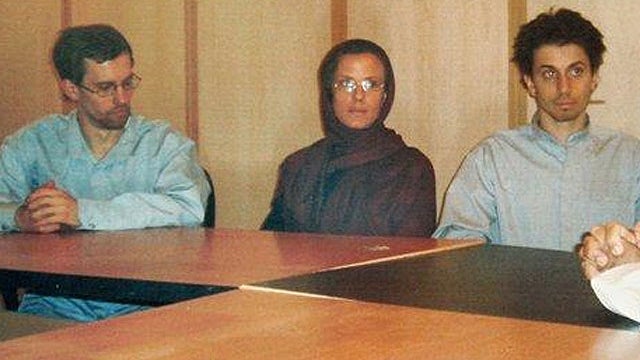 Iran has accused Shane Bauer, left, Sarah Shourd and Josh Fattal of spying for the U.S.  