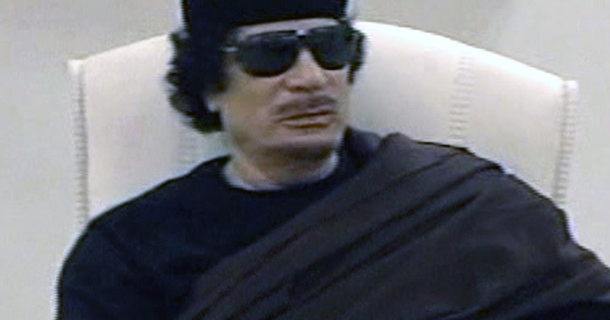 Rebels may have an idea of Qaddafi's location CBS News