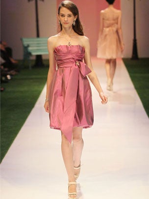 Runway looks from Tiffany & Co. by Vera Wang at the Audi Fashion Festival 