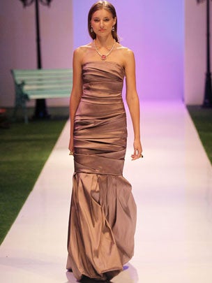 Runway looks from Tiffany & Co. by Vera Wang at the Audi Fashion Festival 