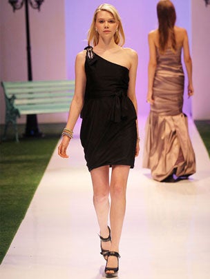 Runway looks from Tiffany & Co. by Vera Wang at the Audi Fashion Festival 