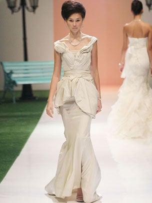 Runway looks from Tiffany & Co. by Vera Wang at the Audi Fashion Festival 