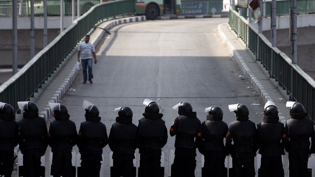 Egypt riot police 