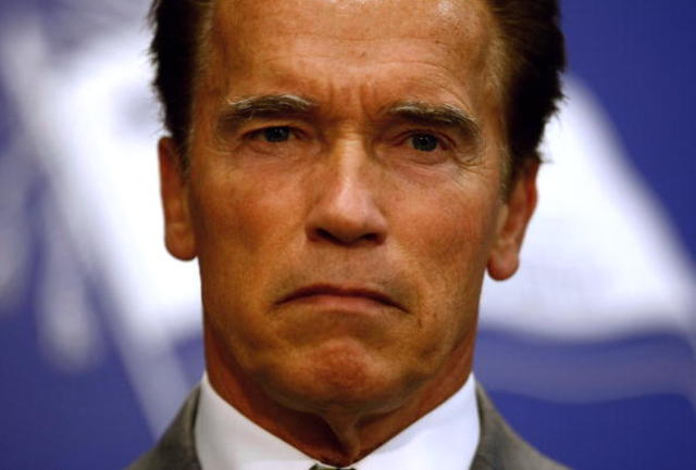Arnold Schwarzenegger Making Funny Faces