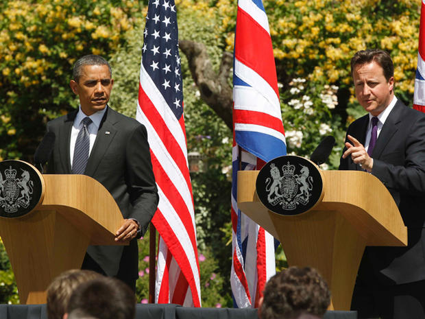 President Barack Obama and British Prime Minister David Cameron 