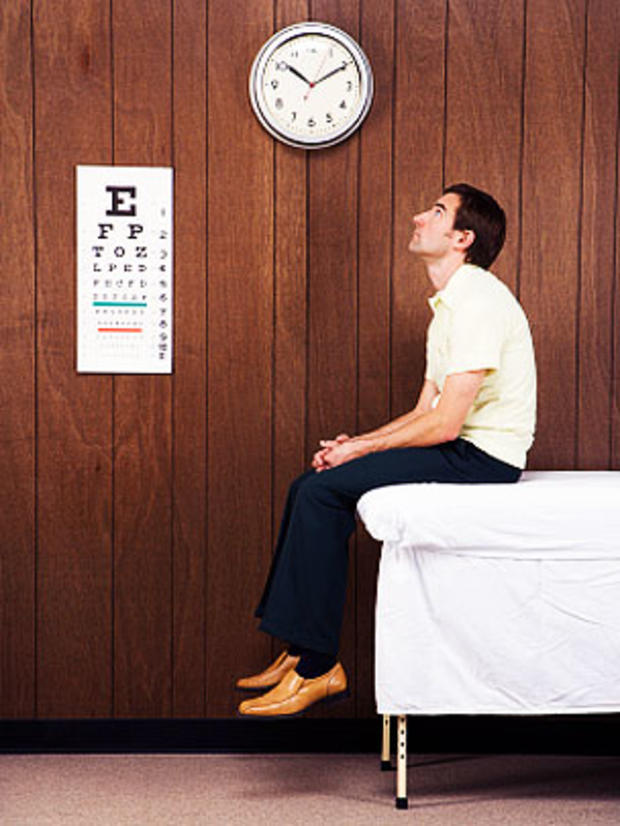 bored, time, waiting, doctor's office, retro, man, stock, 4x3 