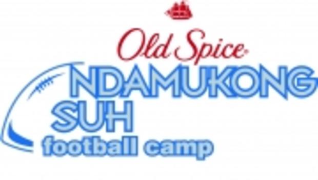 Old Spice Ndamukong Suh football camp 