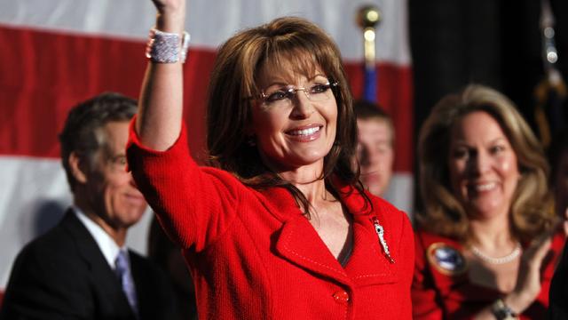 Sarah Palin in May 2011, at fundraiser at Colorado Christian University in Lakewood, Colo 