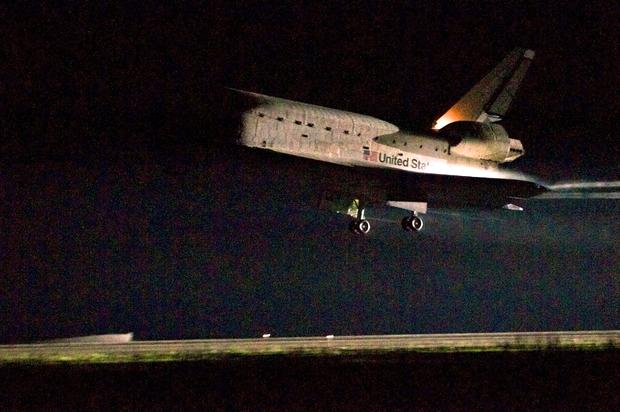 Space Shuttle Endeavour Lands At KSC After Final Mission To Space Station 